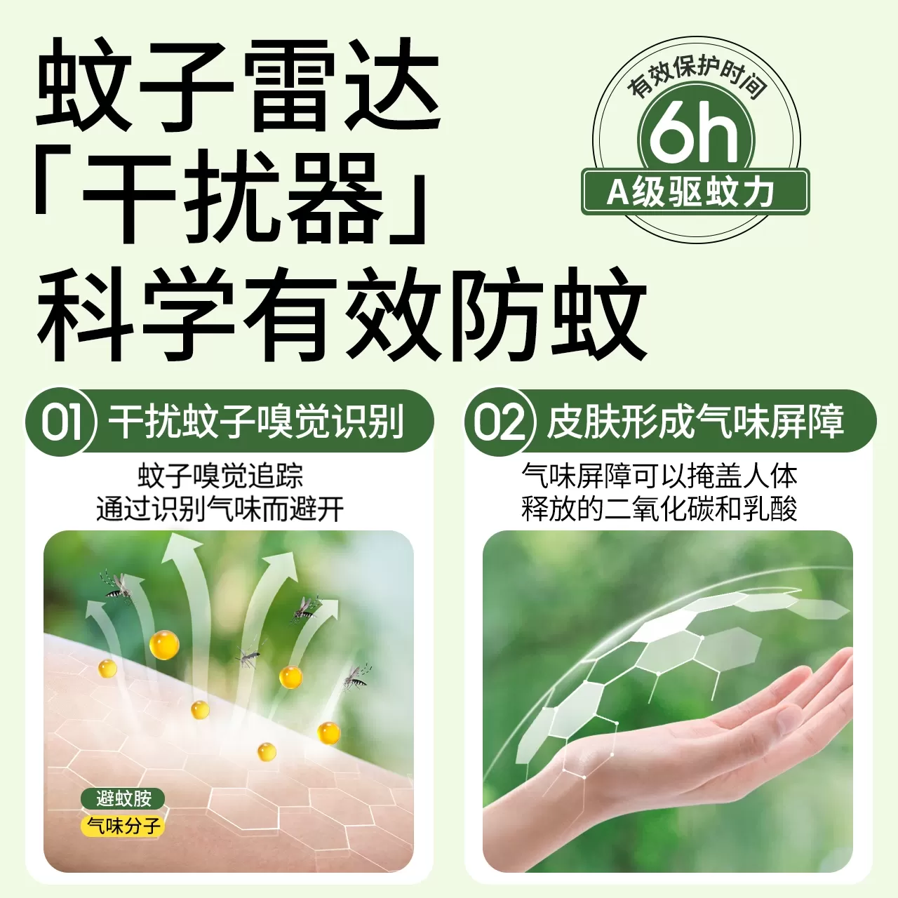 植物妈妈驱蚊喷雾防蚊神器驱蚊液儿童户外花露水全家适用防叮咬