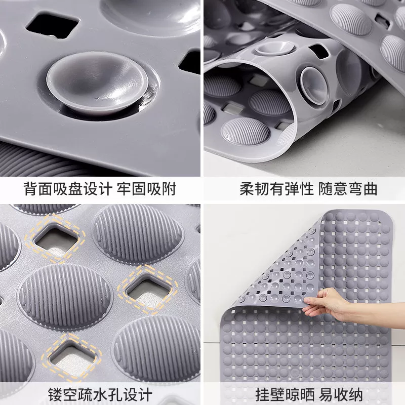 浴室地垫防水洗澡防滑垫厕所浴缸防摔专用垫子卫生间酒店淋浴脚垫