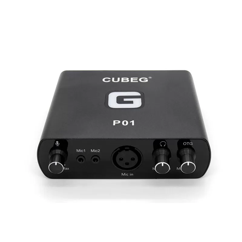 酷比歌P01 usb外置声卡套装笔记本台式手机主播喊麦直播设备全套
