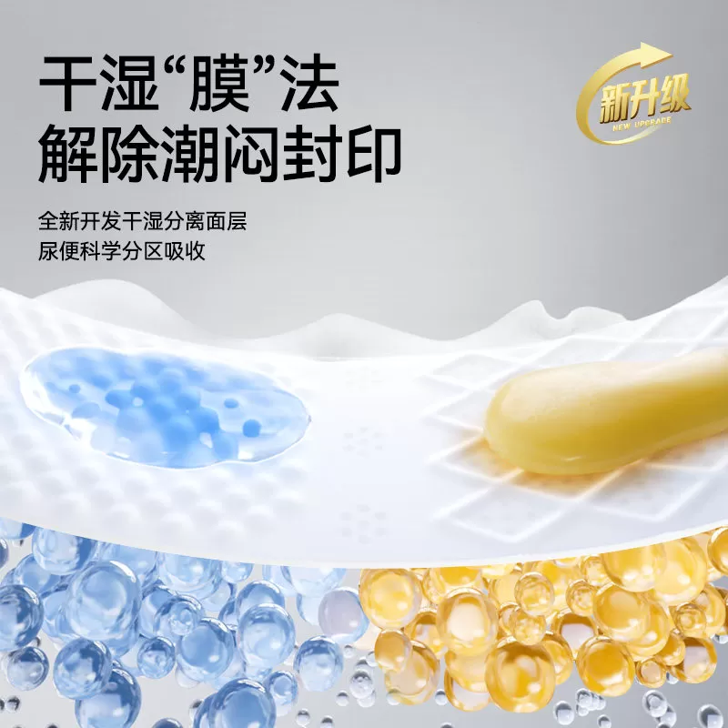 碧芭宝贝大鱼海棠pro系列纸尿裤拉拉训练裤超薄透气NB-4XL码*2包
