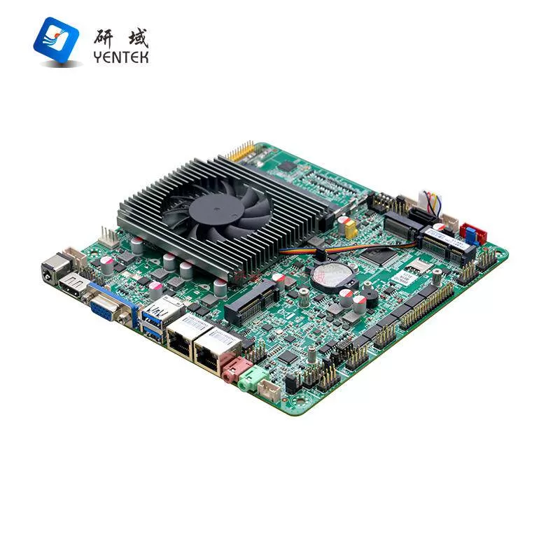 研域B100迷你i5i7-10210/10710U双网6串ITX工控主板LVDS/EDP电脑