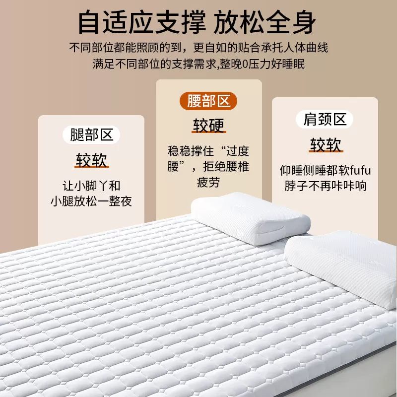 乳胶床垫软垫家用卧室床褥垫榻榻米垫子租房专用薄款褥子180x200