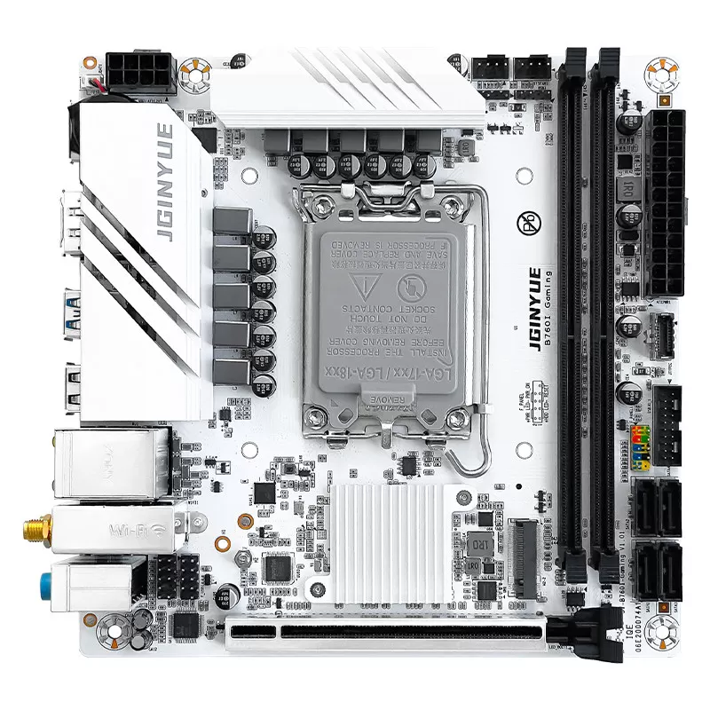 全新精粤B760i GAMING主板13代迷你itx台式电脑wifi版12代H610i
