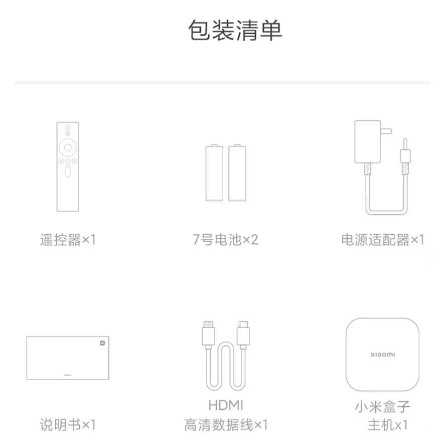 小米盒子5 MAX优化版增强版高清机顶电视盒子4K高清播放器4S PRO