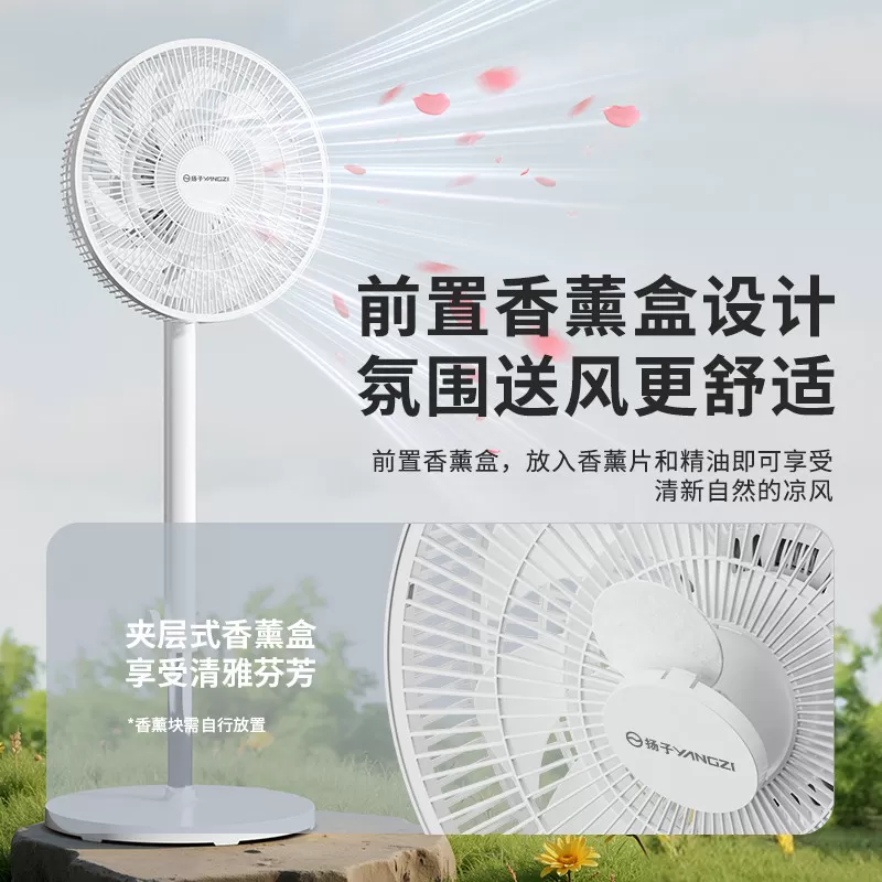 扬子落地扇2026新款家用电风扇卧室台立两用节能电扇大风力钢管