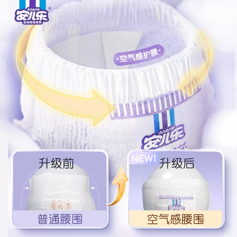 【实惠套组】安儿乐小轻芯拉拉裤L-4XL任选2箱组官方旗舰店