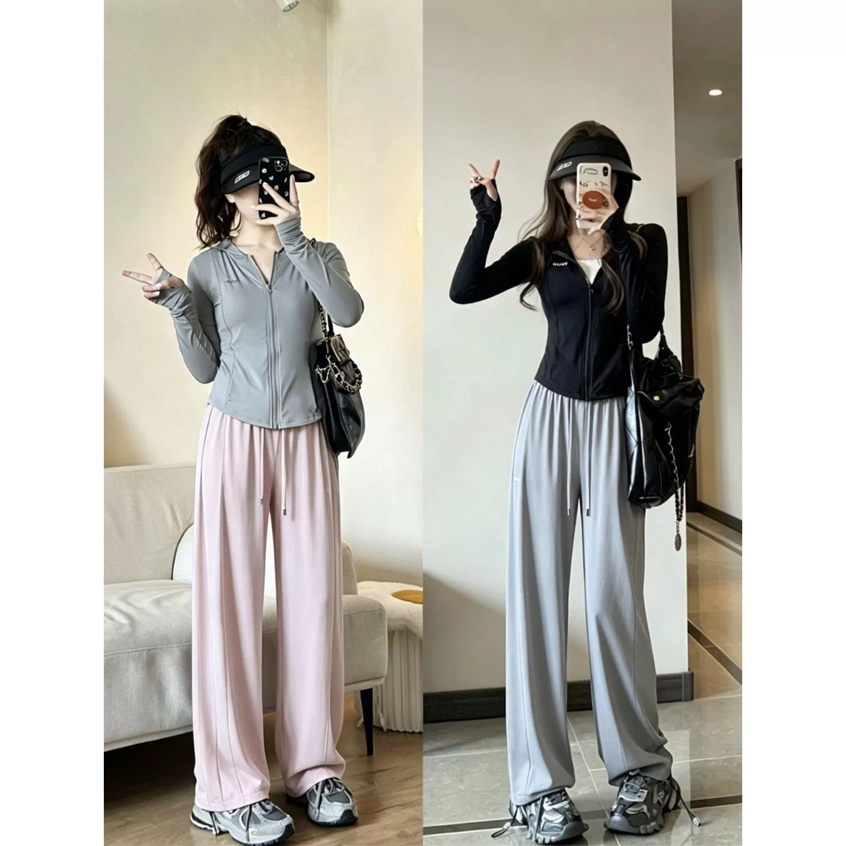 光变冰感防晒裤