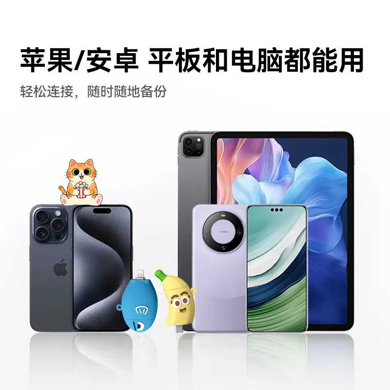 VEIGLO手机U盘typec双接口 苹果照片移动硬盘 电脑两用大容量优盘