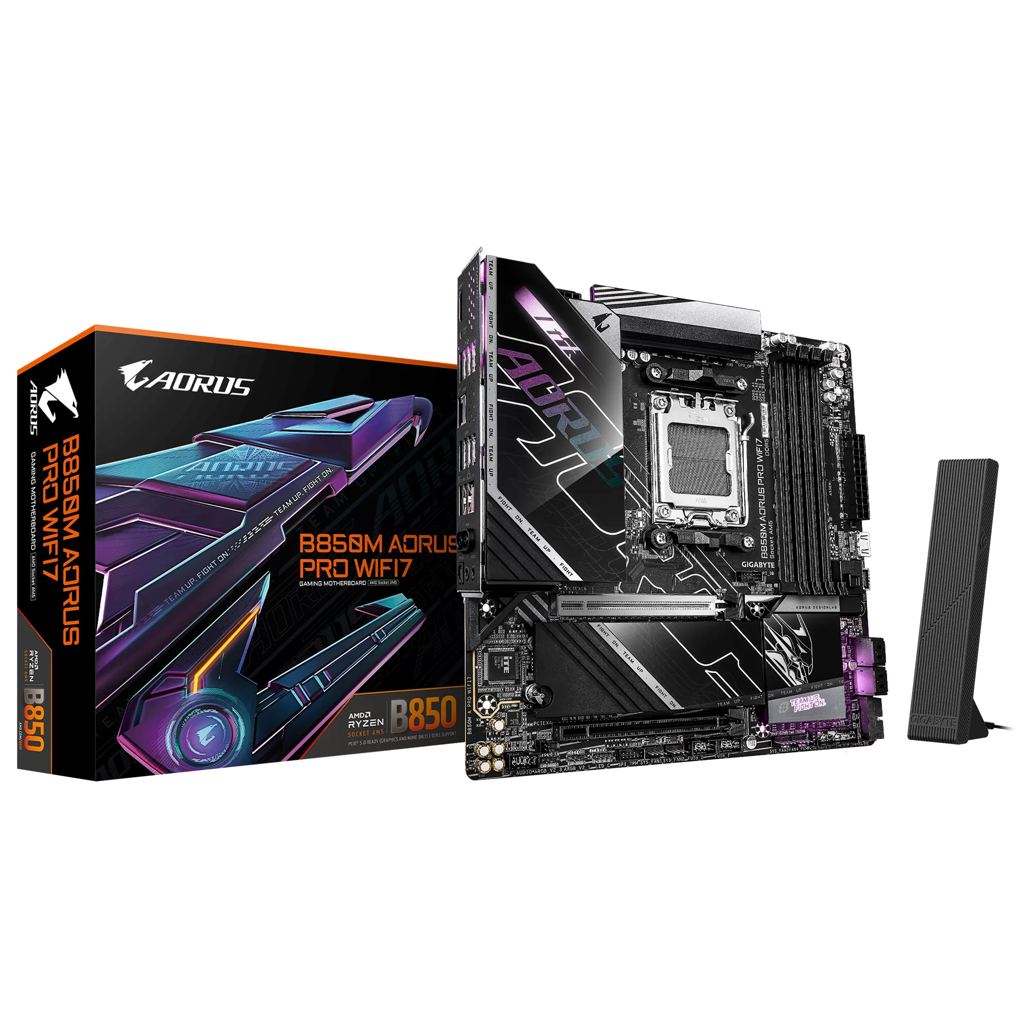 Gigabyte/技嘉B850M AORUS PRO WIFI7 电竞雕 支持AMD新款CPU主板