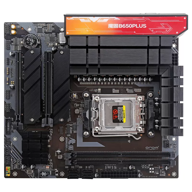 onda/昂达全固版魔固B650PLUS-B/W支持AM5系列主板双内存通道ddr5