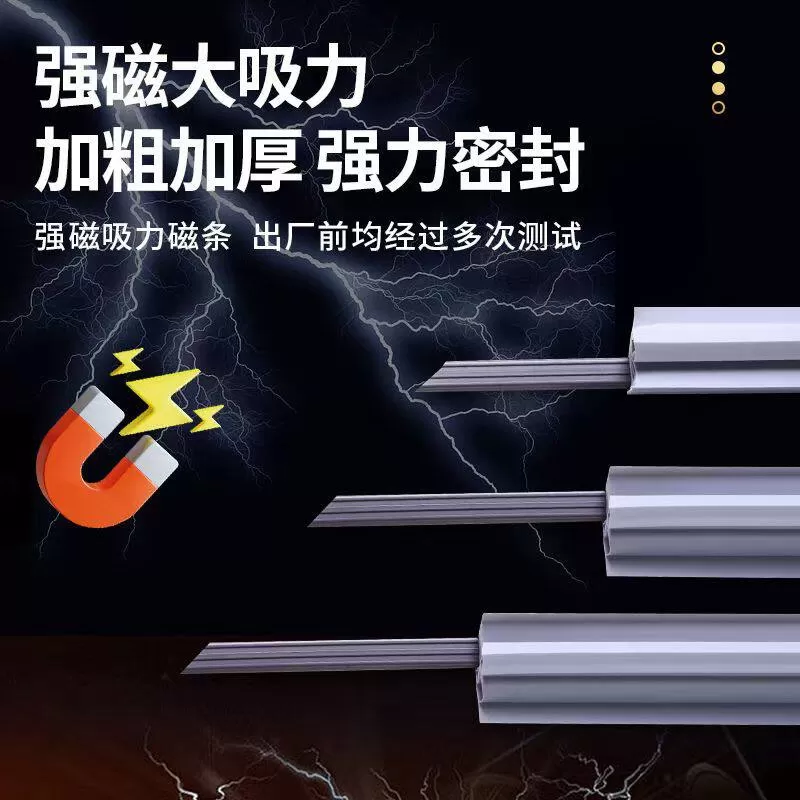 冰箱密封条门胶条通用磁条美菱海尔容声美的冰柜门封条强磁密封圈