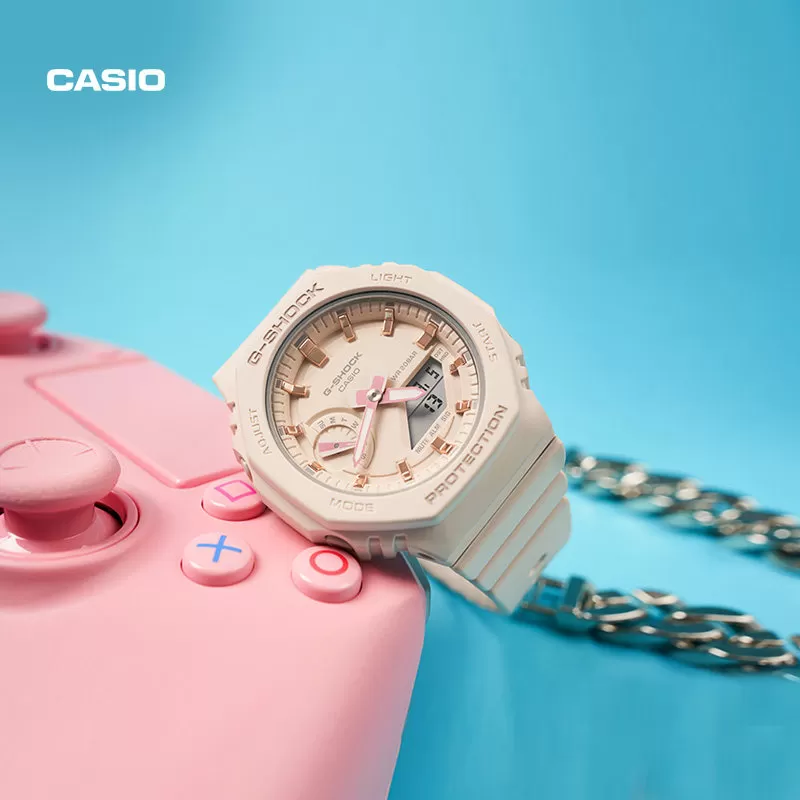 明星同款casio旗舰店GMA-S2100八角学生运动手表女卡西欧 G-SHOCK