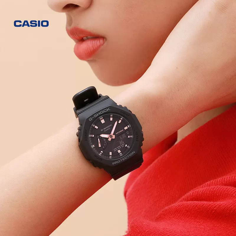 明星同款casio旗舰店GMA-S2100八角学生运动手表女卡西欧 G-SHOCK
