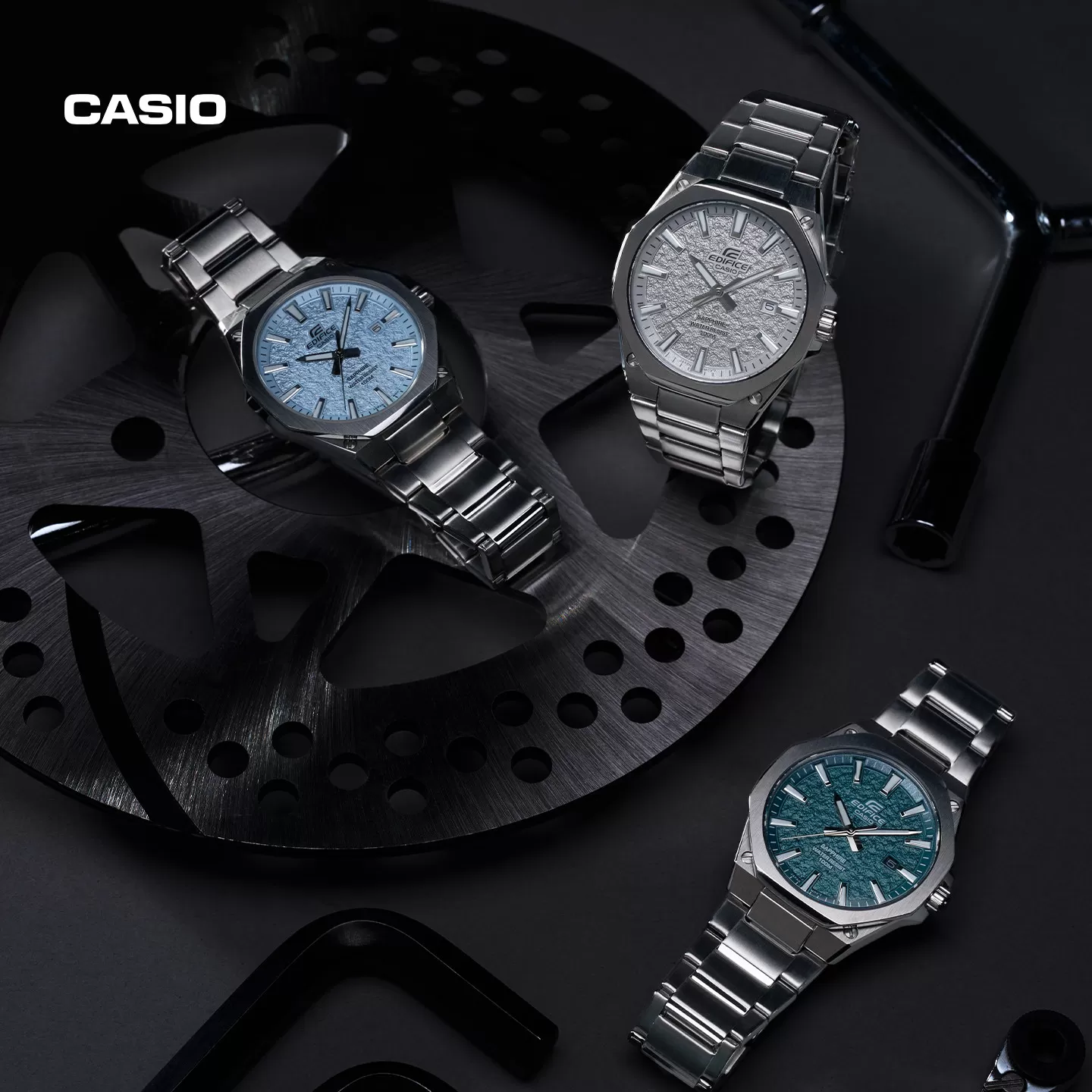 【礼物】casio旗舰店EFR-S108轻薄简约商务手表卡西欧官方EDIFICE