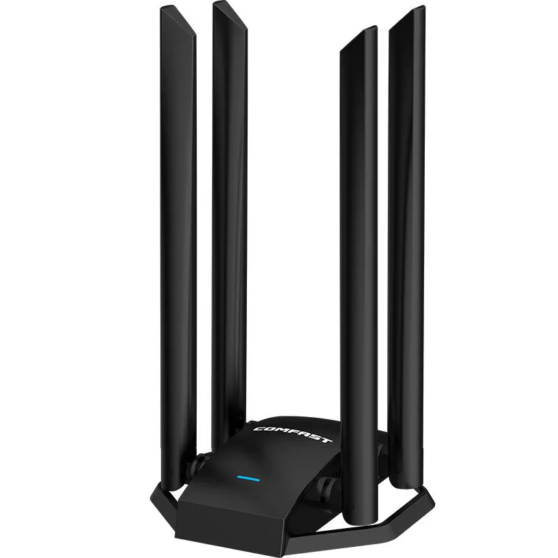 COMFAST usb无线网卡台式电脑wifi接收器免驱双频高增益天线千兆穿墙无线发射台式机笔记本随身CF-WU785AC