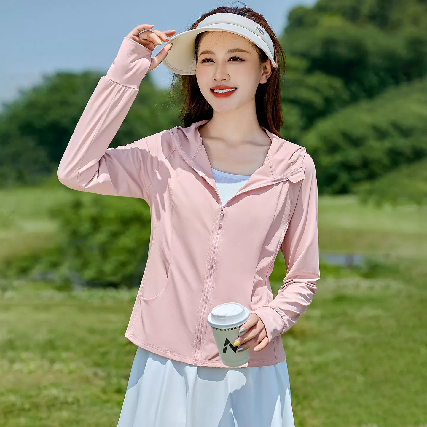 冰丝防晒衣女2026新款夏季凉感户外防紫外线防晒服短款修身薄外套