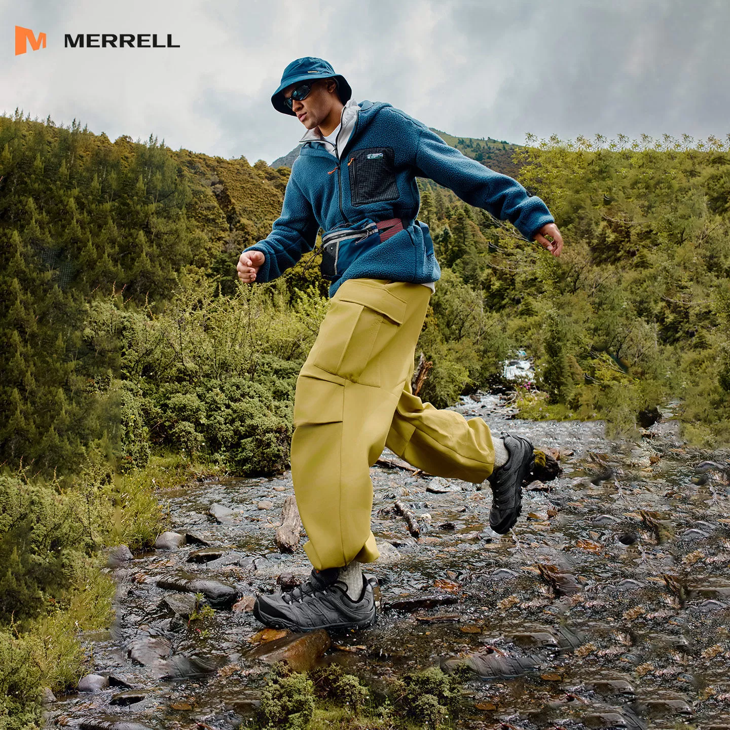 MERRELL迈乐MOAB3 GTX防水户外专业登山徒步鞋男女防滑耐磨运动鞋