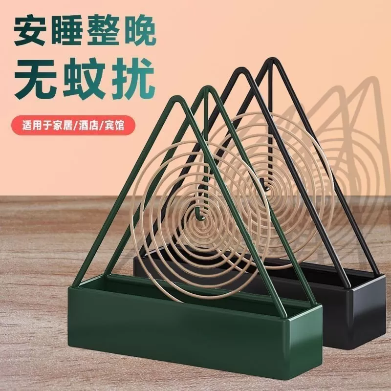 创意卧室蚊香架家用三角支架香薰炉接灰盘香薰架立式香灰不落地