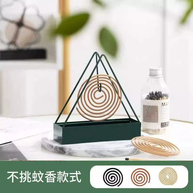 创意卧室蚊香架家用三角支架香薰炉接灰盘香薰架立式香灰不落地