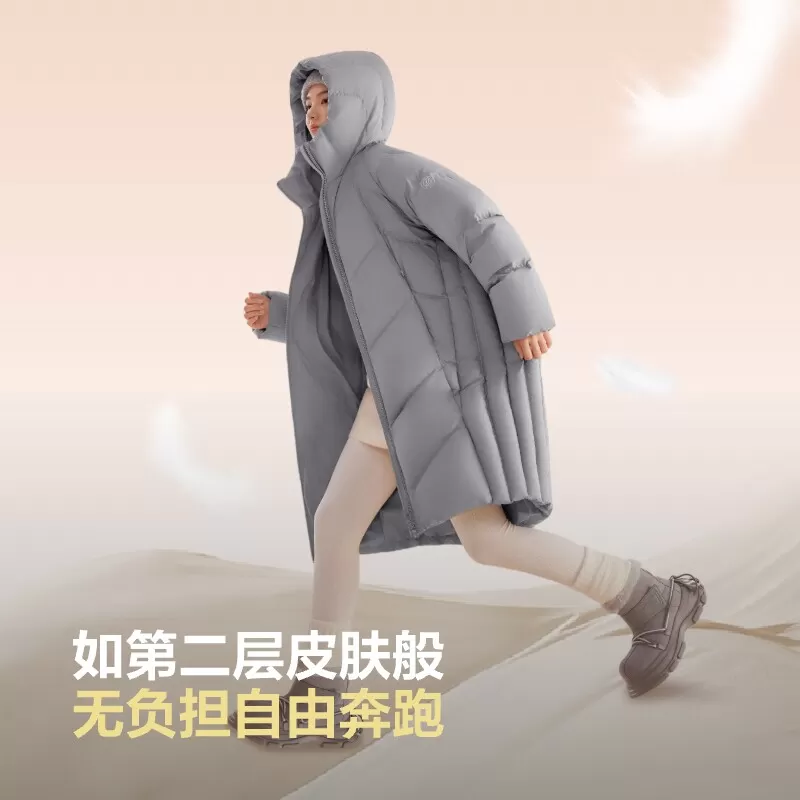 [氧气系列]波司登新款羽绒服女时尚休闲百搭轻盈长款90绒宽松