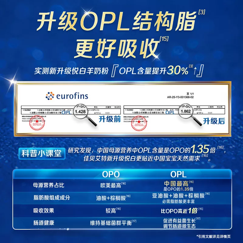 [618倒计时]佳贝艾特悦白1段婴儿配方羊奶粉800g*6罐一段官方进口