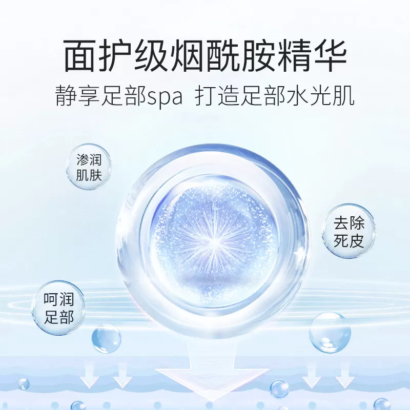 Whsa烟酰胺透靓猫爪护手足膜烟酰胺补水嫩肤保湿嫩白手足膜组合c