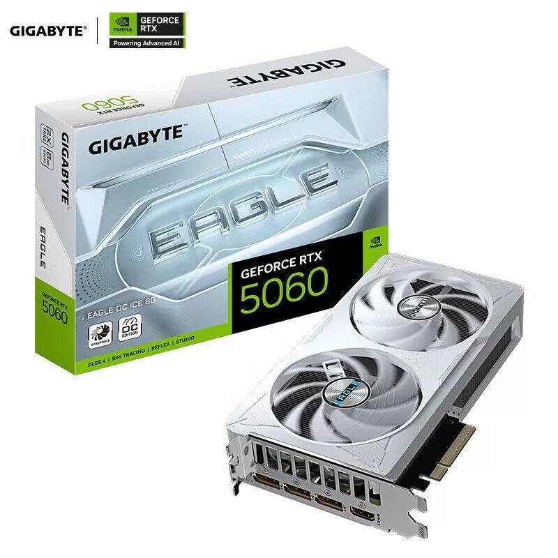 全新未拆封技嘉RTX5060风魔/猎鹰OC独立显卡电竞游戏AI海外正品