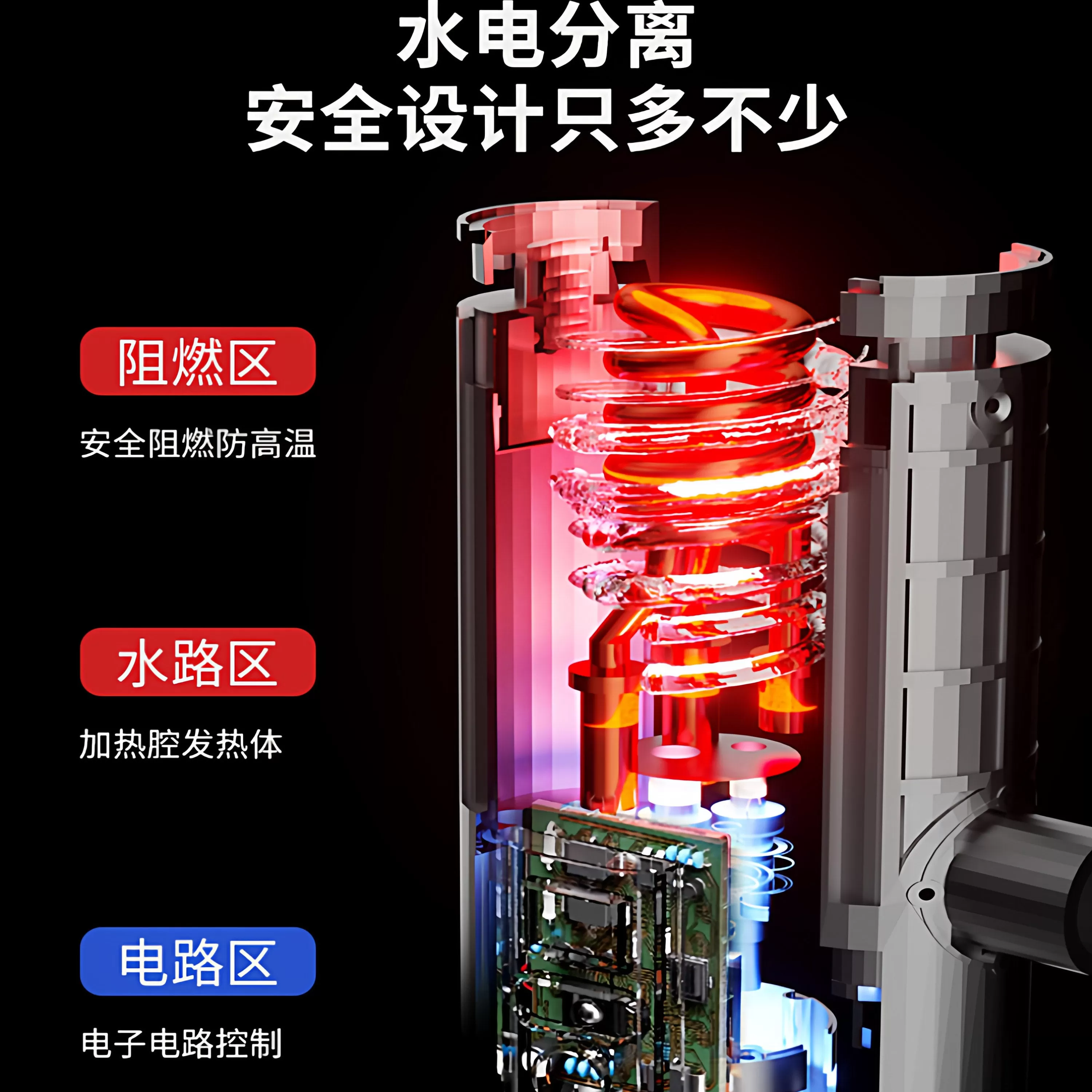 志高电热水龙头加热器即热式速热厨房宝快速过水热加热热水器家用