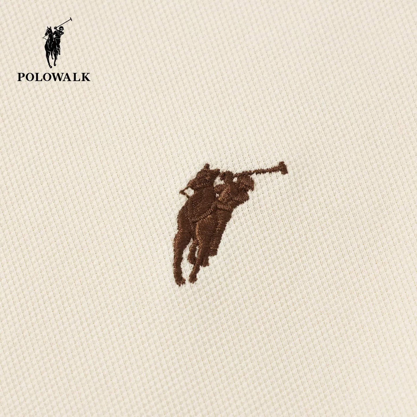 POLOWALK男式短袖POLO衫2026夏季新品经典撞色简约短袖拉链POLO衫