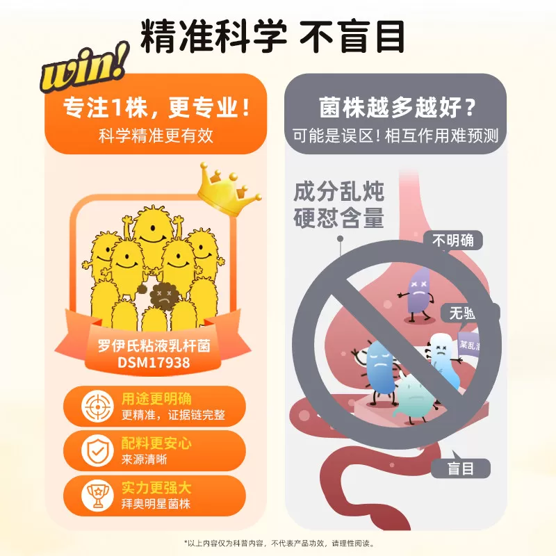 拜奥益生菌儿童益生菌官方旗舰店专利宝宝咀嚼片罗伊氏乳杆菌草莓