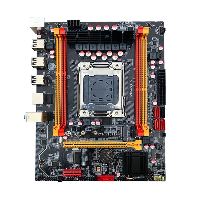 x79主板cpgu套装2011针台式机电脑双路E5超频P盘八核至强2680 V2