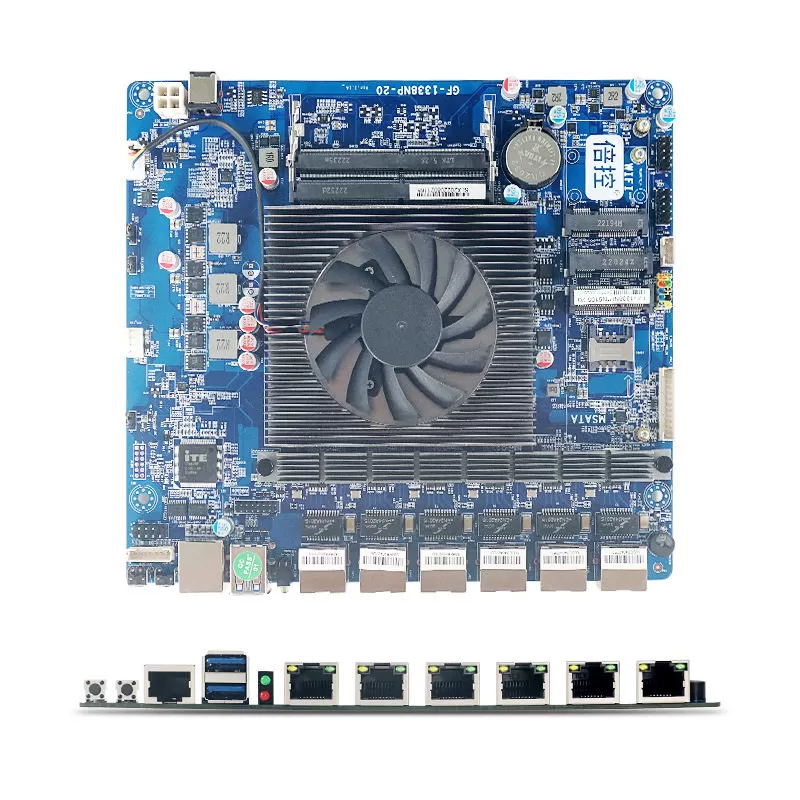倍控 J6412 J4125 N4000 N5105软路由6网卡主板ROS linux X86