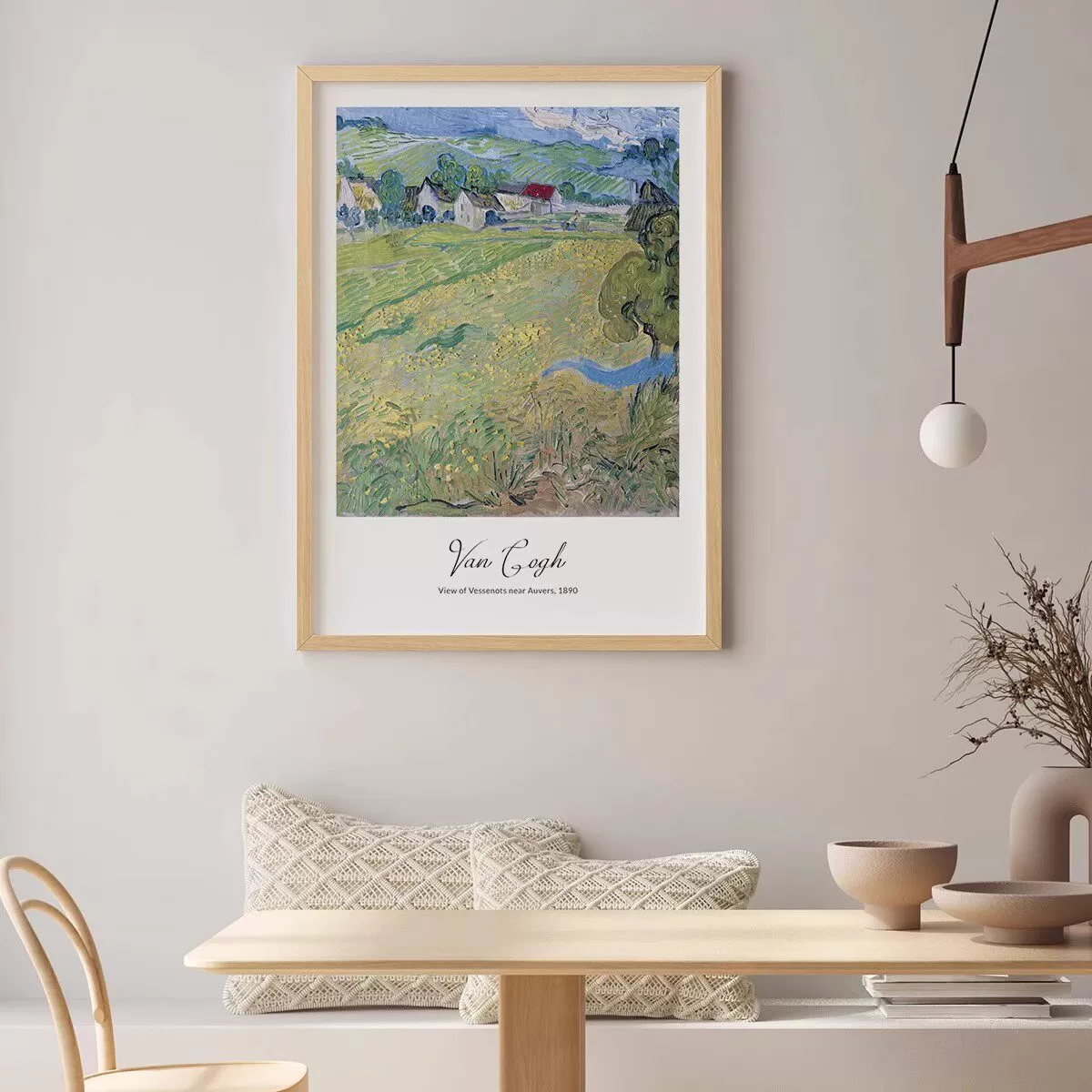 梵高莫奈背景墙装饰画玄关画框客厅卧室沙发抽象北欧艺术挂画油画
