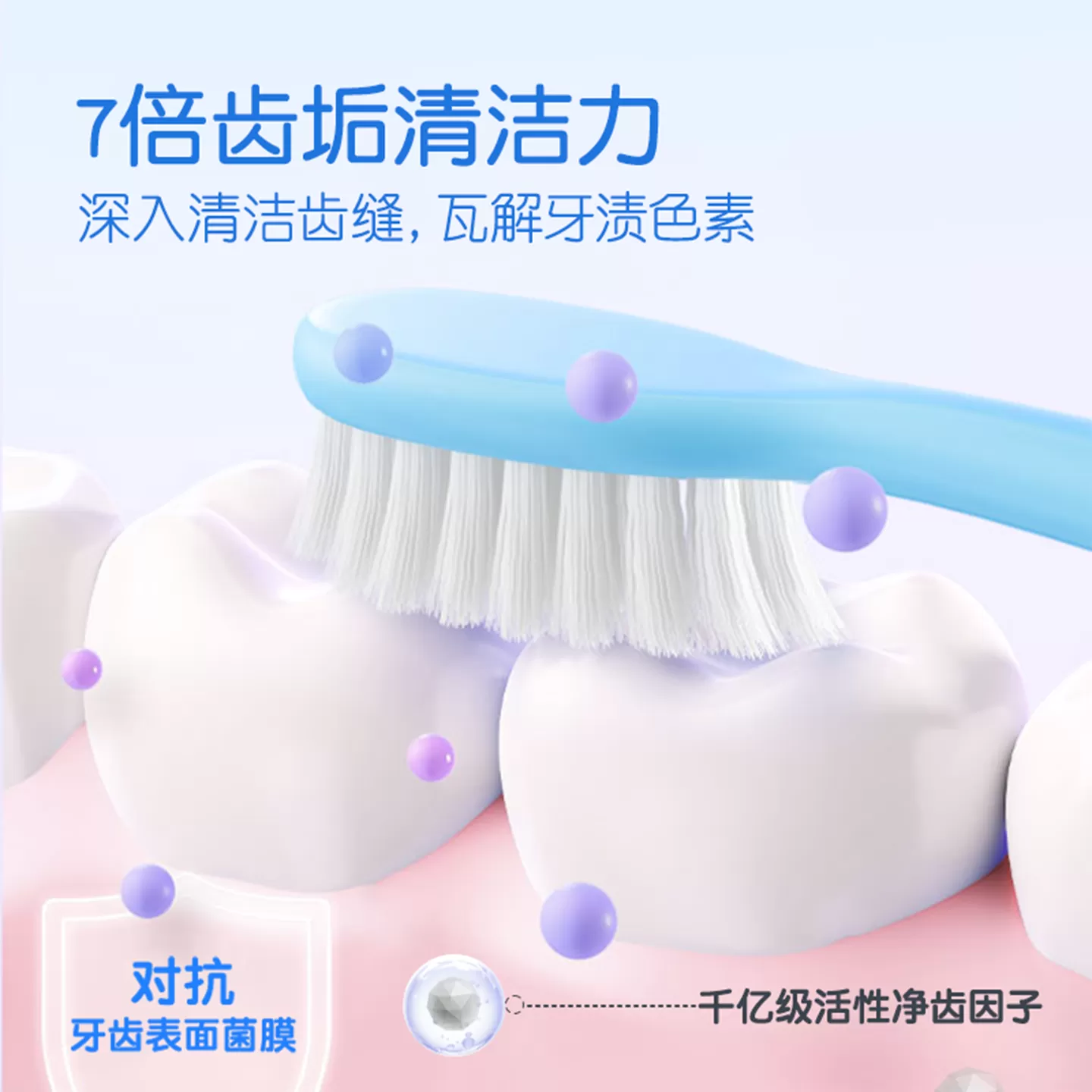 【哆啦A梦联名版】舒客宝贝儿童按压牙膏含氟2-6-12岁换牙期