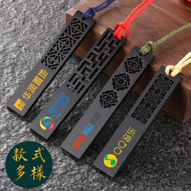 定制u盘64G官方旗舰店正品32g高颜值雅黑复古典国风优盘创意16g
