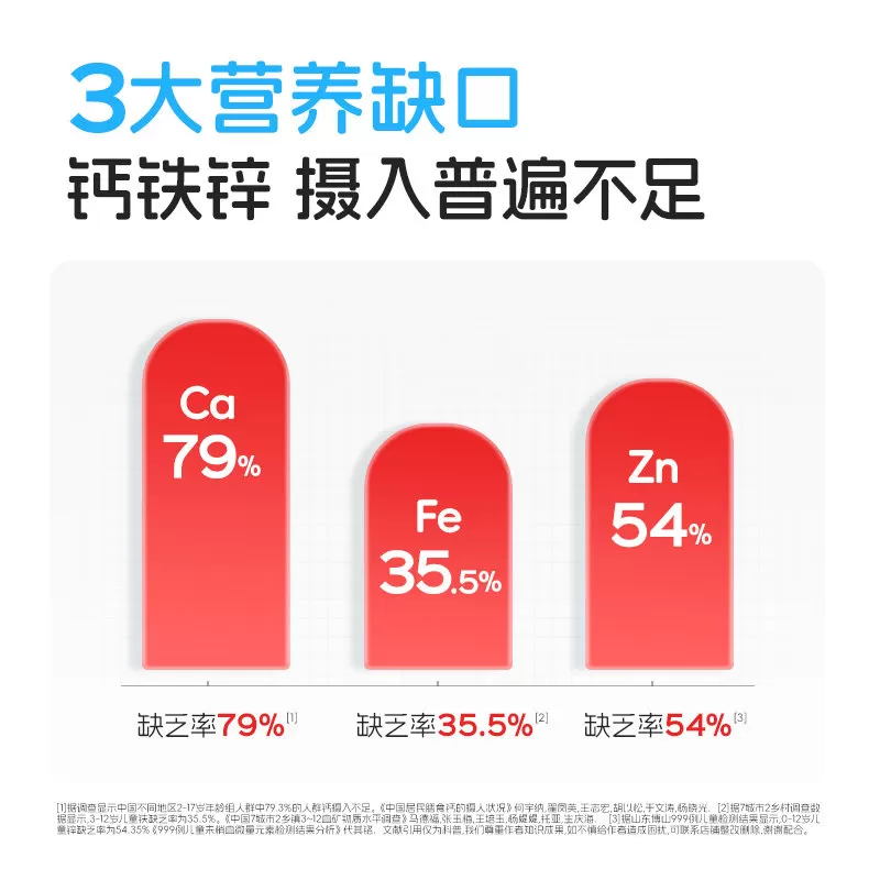 诺特兰德儿童钙铁锌口服液补钙铁锌柠檬酸钙非口溶液非赖氨酸钙片