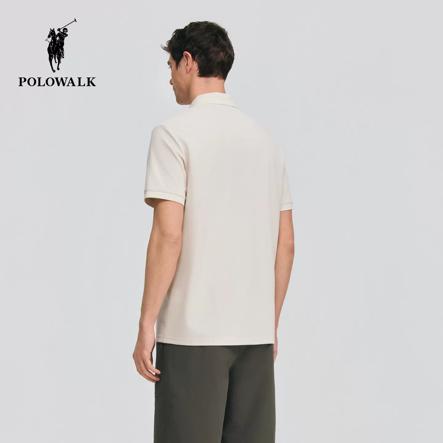 [凉感+吸湿速干]POLOWALK男式短袖POLO衫26夏季简约通勤防晒短袖