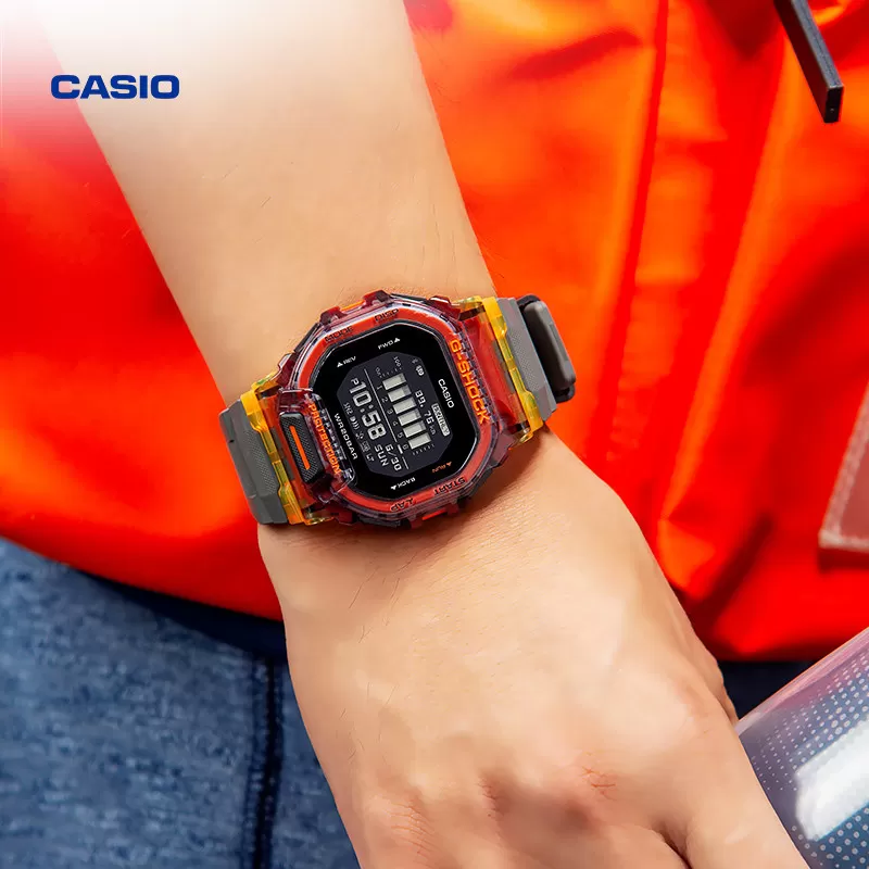 海外专供casio卡西欧旗舰店小方块GBD-200SM手表男女款g-shock