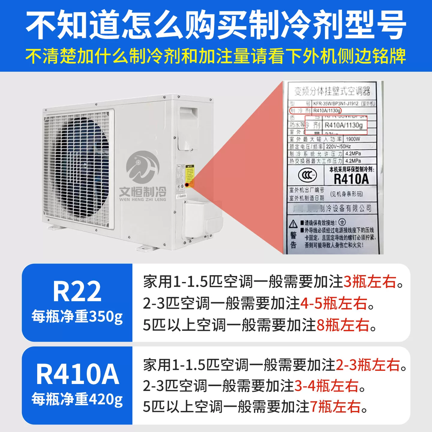 r22制冷剂空调加氟工具套装家用空调雪种自己加氟R410a氟利昂冷媒