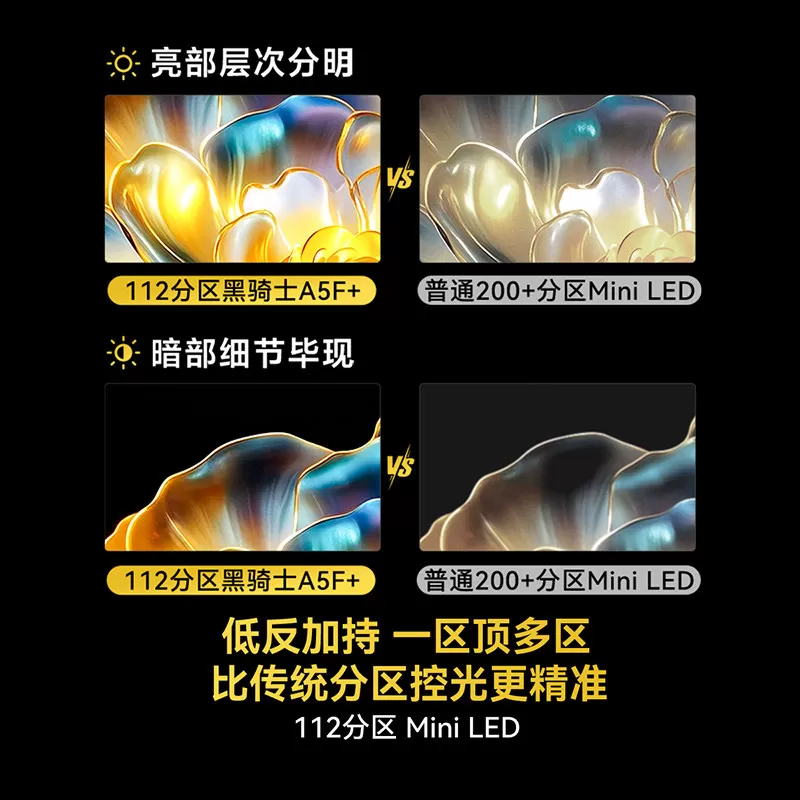 【开门红】创维黑骑士A5F+ 55英寸Miniled极黑类纸屏电视机