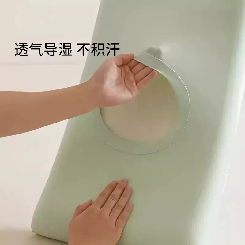 小冰皮凉感冰丝枕套一对装夏季记忆棉枕头套高弹力魔术内胆套通用