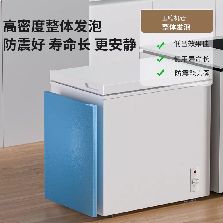 先科冰柜一级能效家用小型全冷冻冷藏两用冷柜迷你减霜商用冷柜