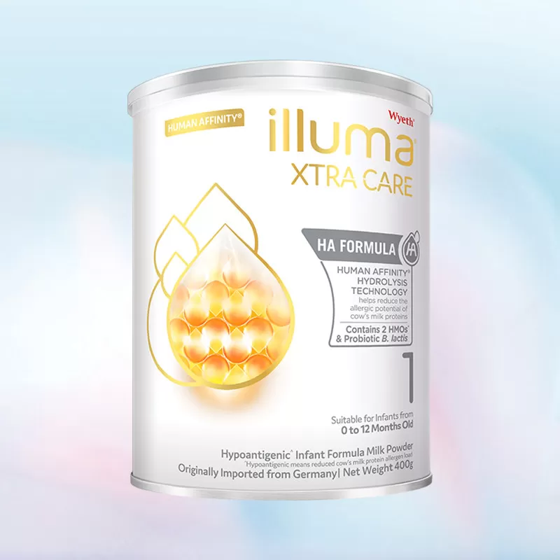 【自营】惠氏启赋敏适HA1段适度水解配方奶粉1-12个月德国400g