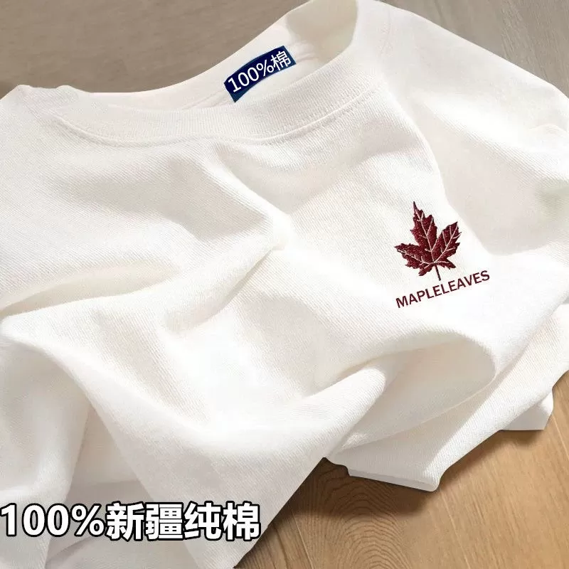 只为福利~2025新款夏季短袖t恤男女印花100%纯棉半袖T恤宽松上衣