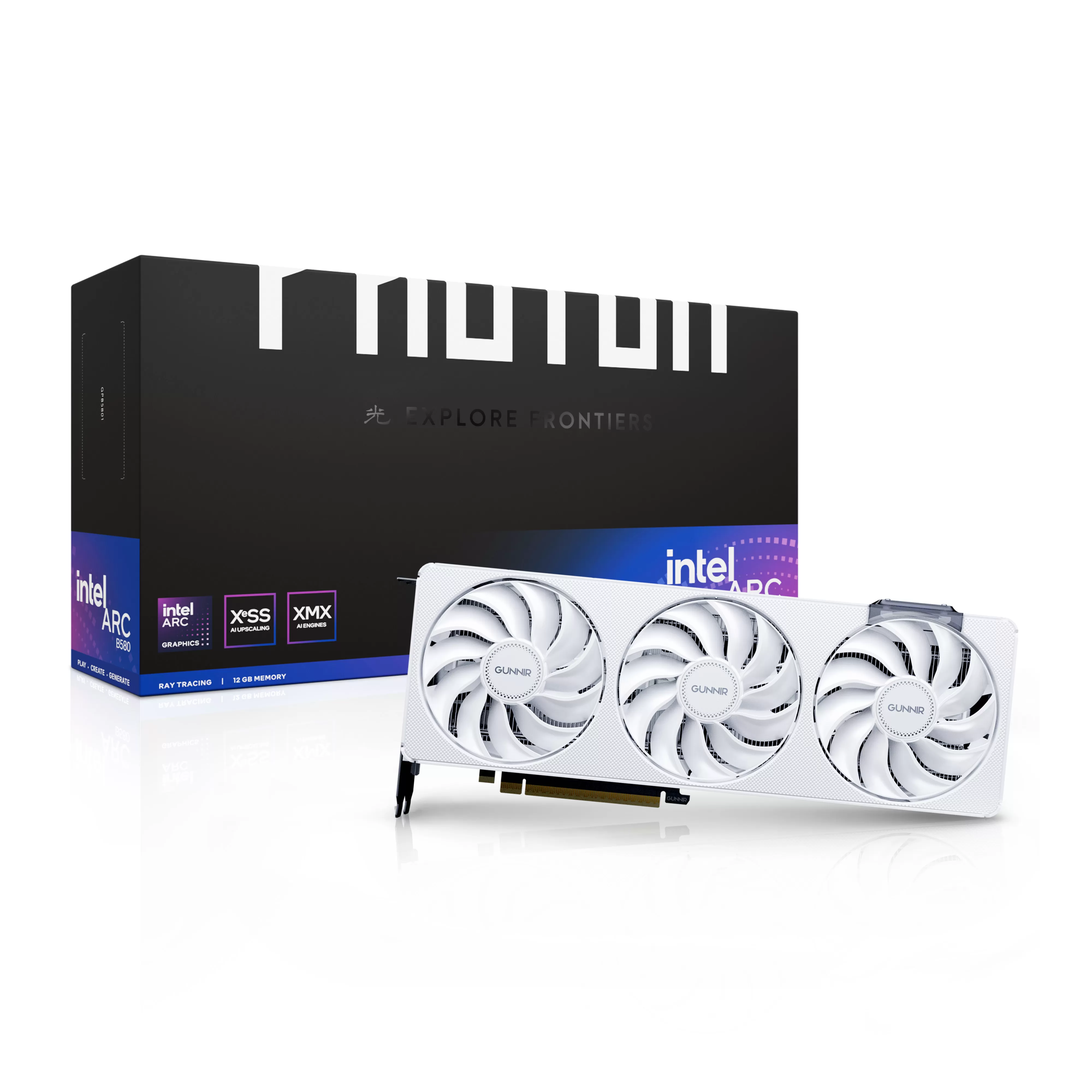 蓝戟Intel Arc A750 A770/B580 Photon OC电脑游戏显卡设计剪辑