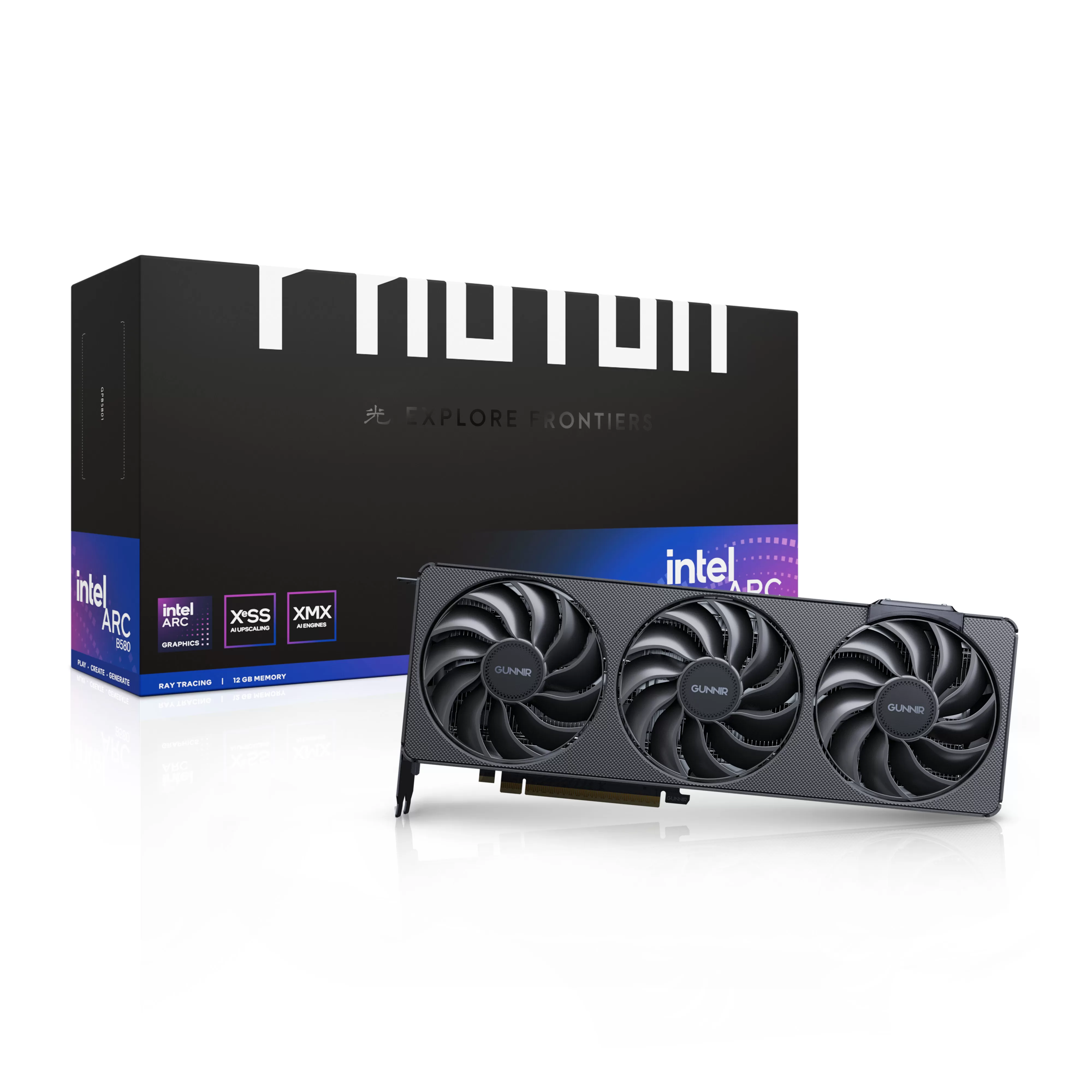 蓝戟Intel Arc A750 A770/B580 Photon OC电脑游戏显卡设计剪辑