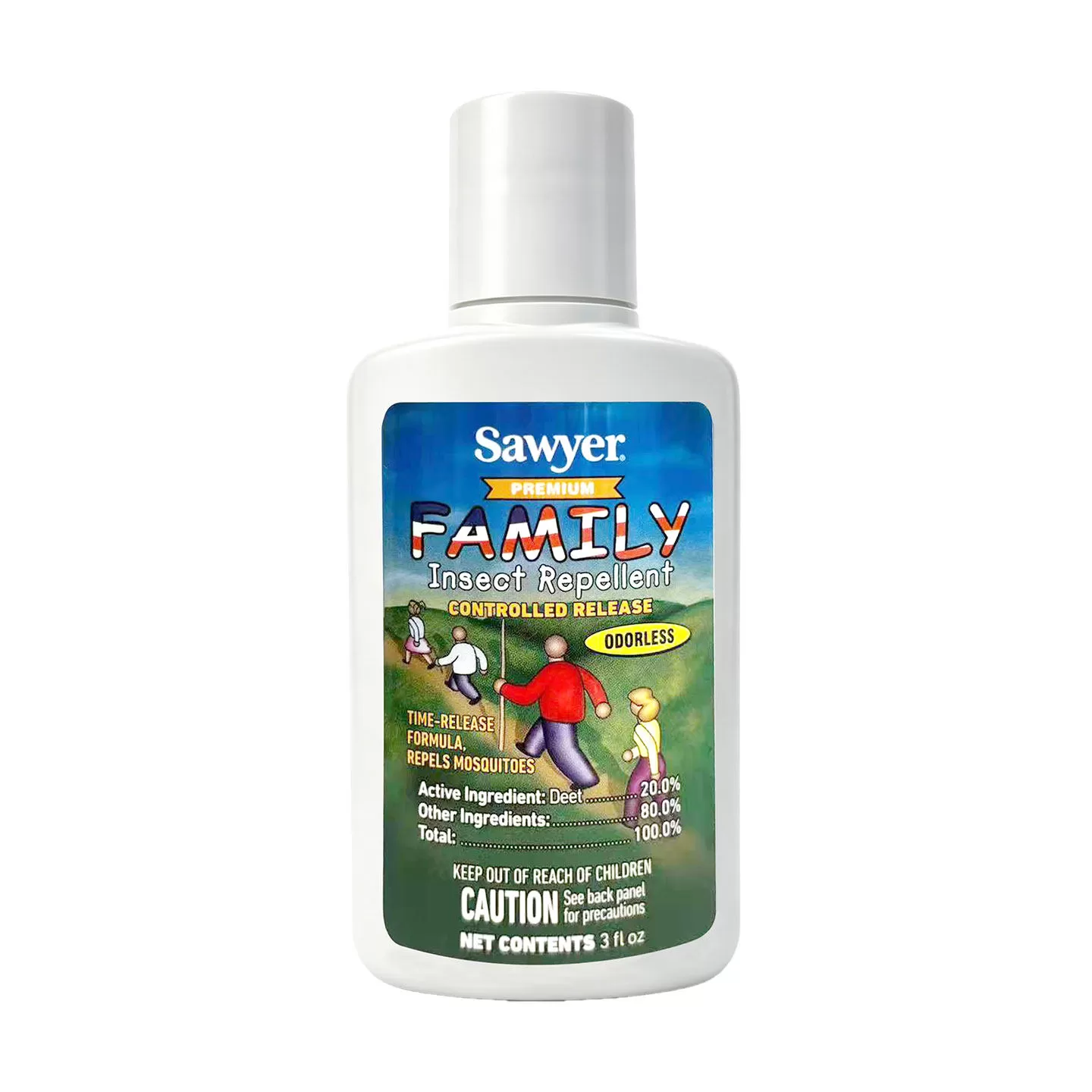 Sawyer索耶驱蚊乳液儿童deet避蚊胺婴儿户外防蚊婴幼儿防蚊水89ml