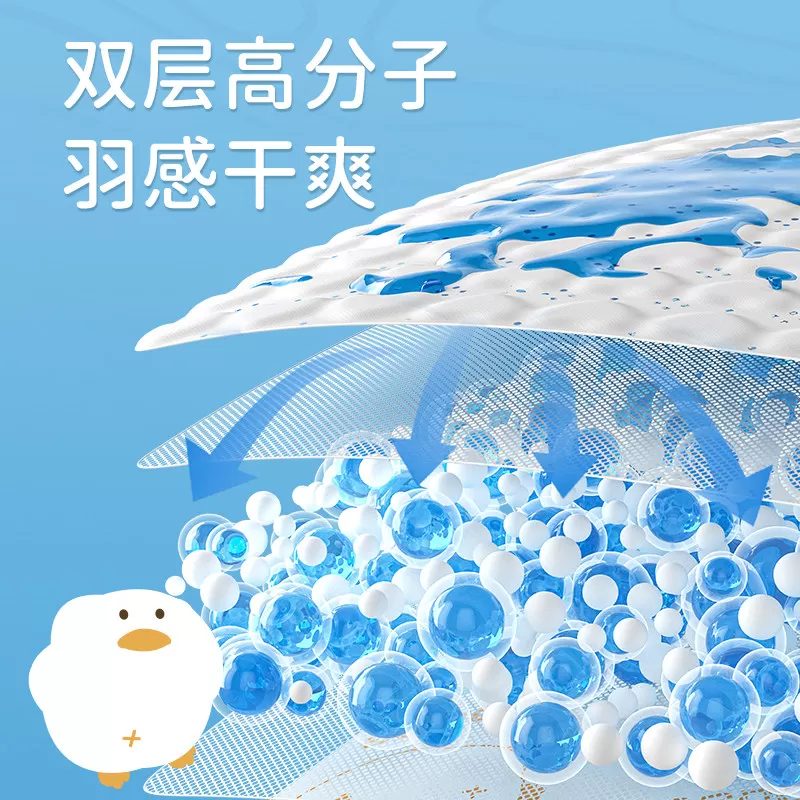 【百亿】巴布豆嘎嘎裤纸尿裤贴合防漏透气婴儿拉拉裤尿不湿2包