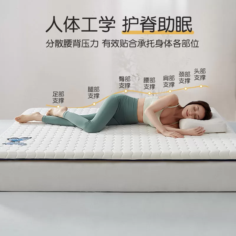 乳胶记忆棉床垫软垫家用卧室榻榻米加厚学生宿舍单人租房专用睡垫