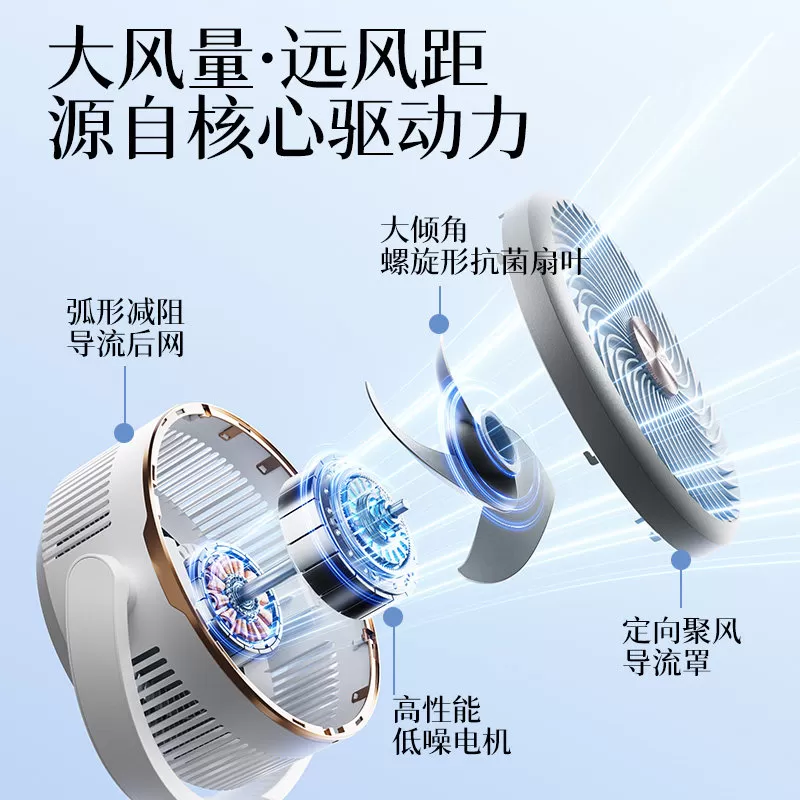 创维空气循环扇2026新款家用电风扇静音驱蚊智能落地风扇政府补贴